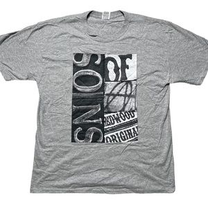 NWOT Jerzees Sons of Anarchy Redwood Original Graphic T-Shirt Grey Men’s Sz L